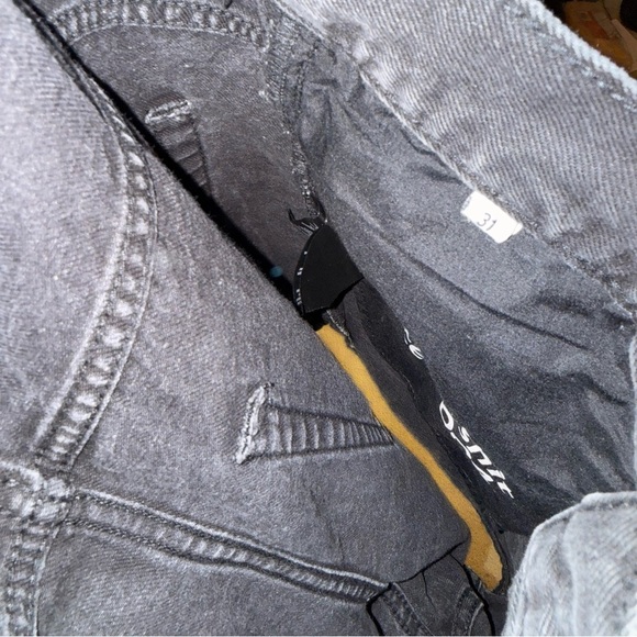 Cheap Monday Charcoal Jean Shorts - Picture 2 of 6